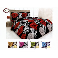 100% ПАМУЧНО Спално Бельо ROZI 2